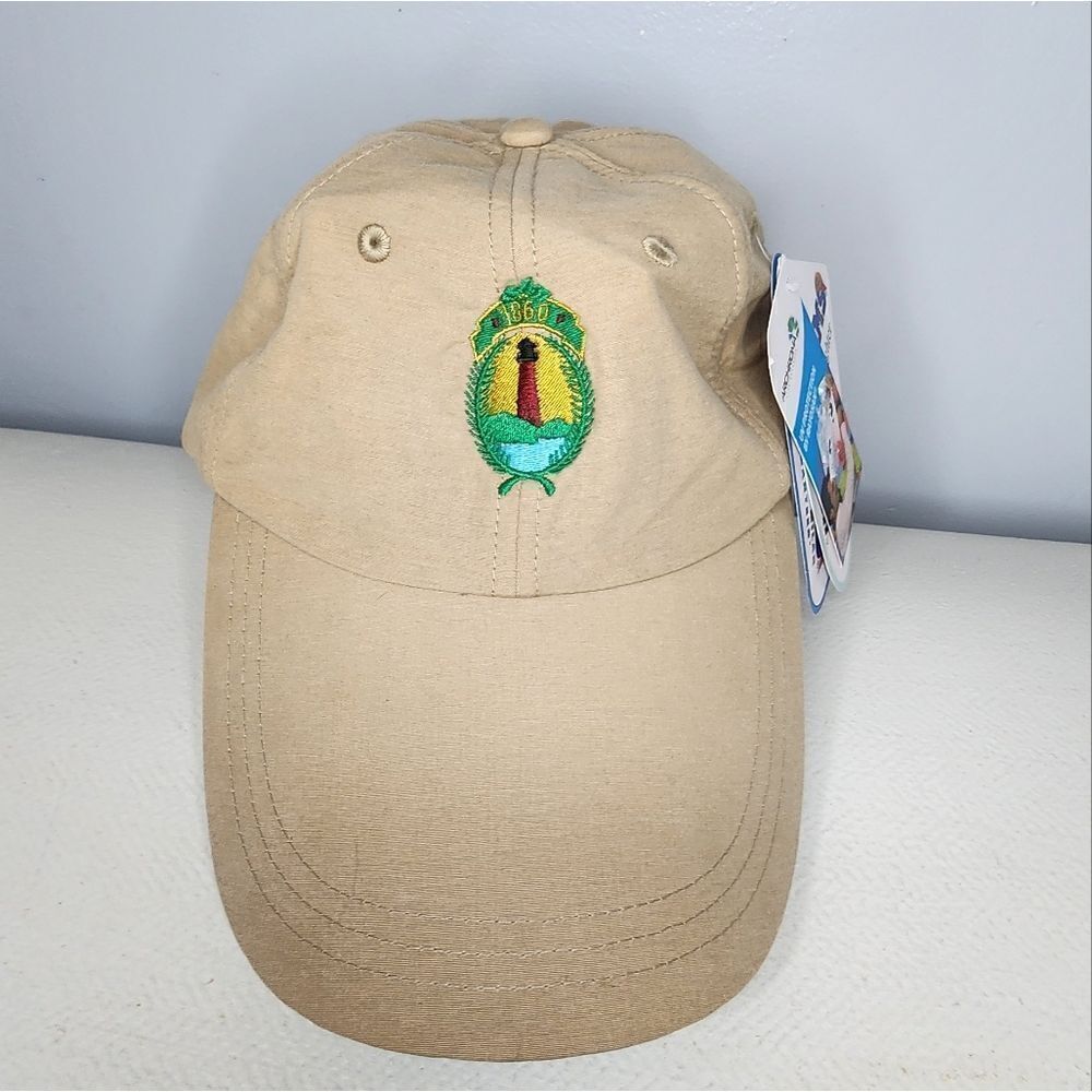 Adams Mens Golf Hat Jupiter Lighthouse 1860 One Size Adjustable golf Hat Cap NWT